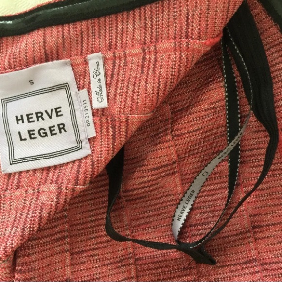 πHerve Leger Strapless Bandage Dress S Pinkπ - Picture 5 of 9